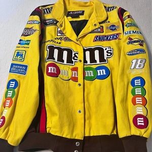 Nascar m&m jacket, size medium, barely worn.